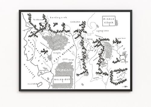 Middle Earth/Beleriand - A4