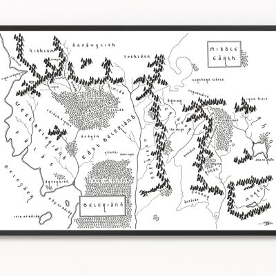 Middle Earth/Beleriand - A4