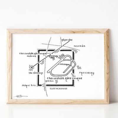 Cheltenham Racecourse, Gloucestershire - A5-Druck