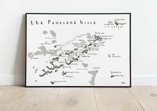 The Pentland Hills - A4