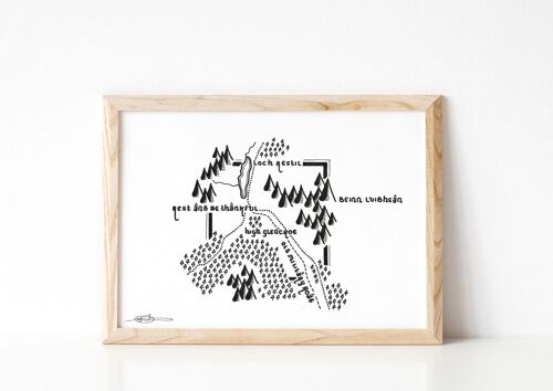 Rest and Be Thankful, Scotland - A5 Print