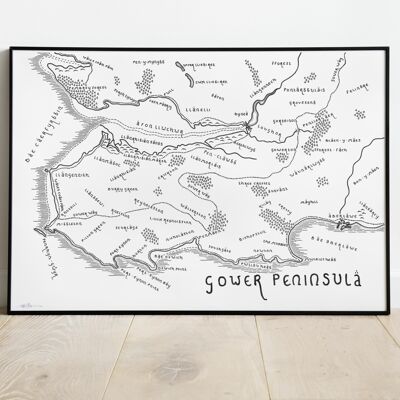 The Gower Peninsula - A4