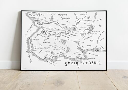 The Gower Peninsula - A3