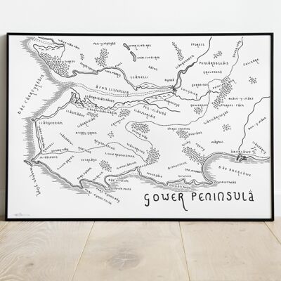The Gower Peninsula - A3