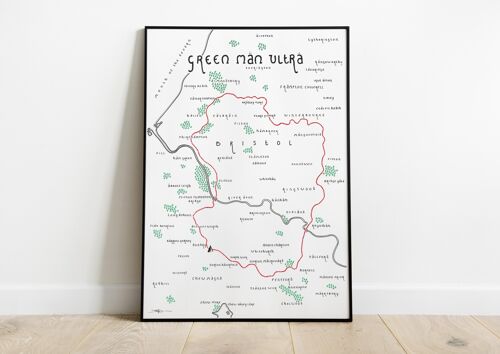The Green Man (Ultramarathon Route) - A4