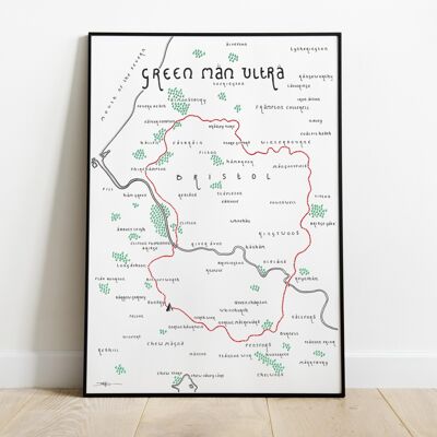Der Grüne Mann (Ultramarathon-Strecke) - A4