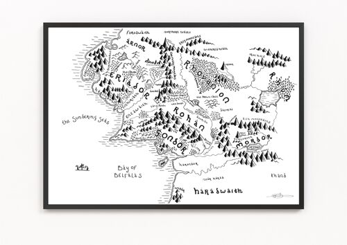 Middle Earth (The Lord of the Rings) - A3