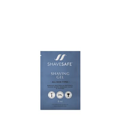 2 stk SHAVESAFE TRAVEL GEL 8ml