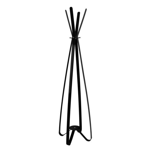 Gorillz Modi - Standing coat rack - Industrial design - 8 hooks - Black