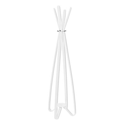 Gorillz Modi - Standing coat rack - Industrial design - 8 hooks - White