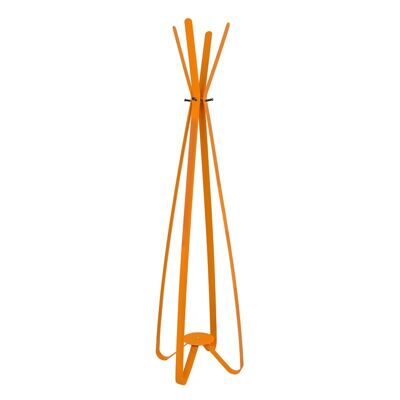 Gorillz Modi - Standing coat rack - Industrial design - 8 hooks - Orange