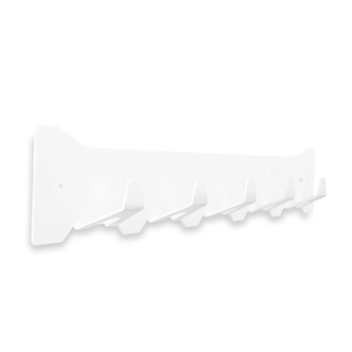 Gorillz Triangle Five - Wall coat rack - Industrial - Coat rack - 5 hooks - White