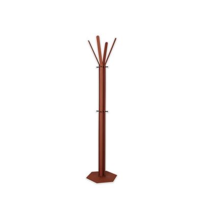 Gorillz Stack - Coat Rack Standing - Industrial Design - 12 Hooks - Copper Brown
