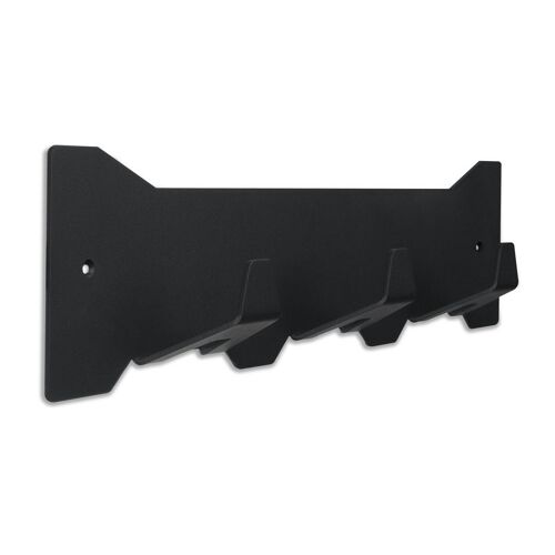 Gorillz Triangle Three - Industrial - Wall Coat Rack - 3 Coat Hooks - Black