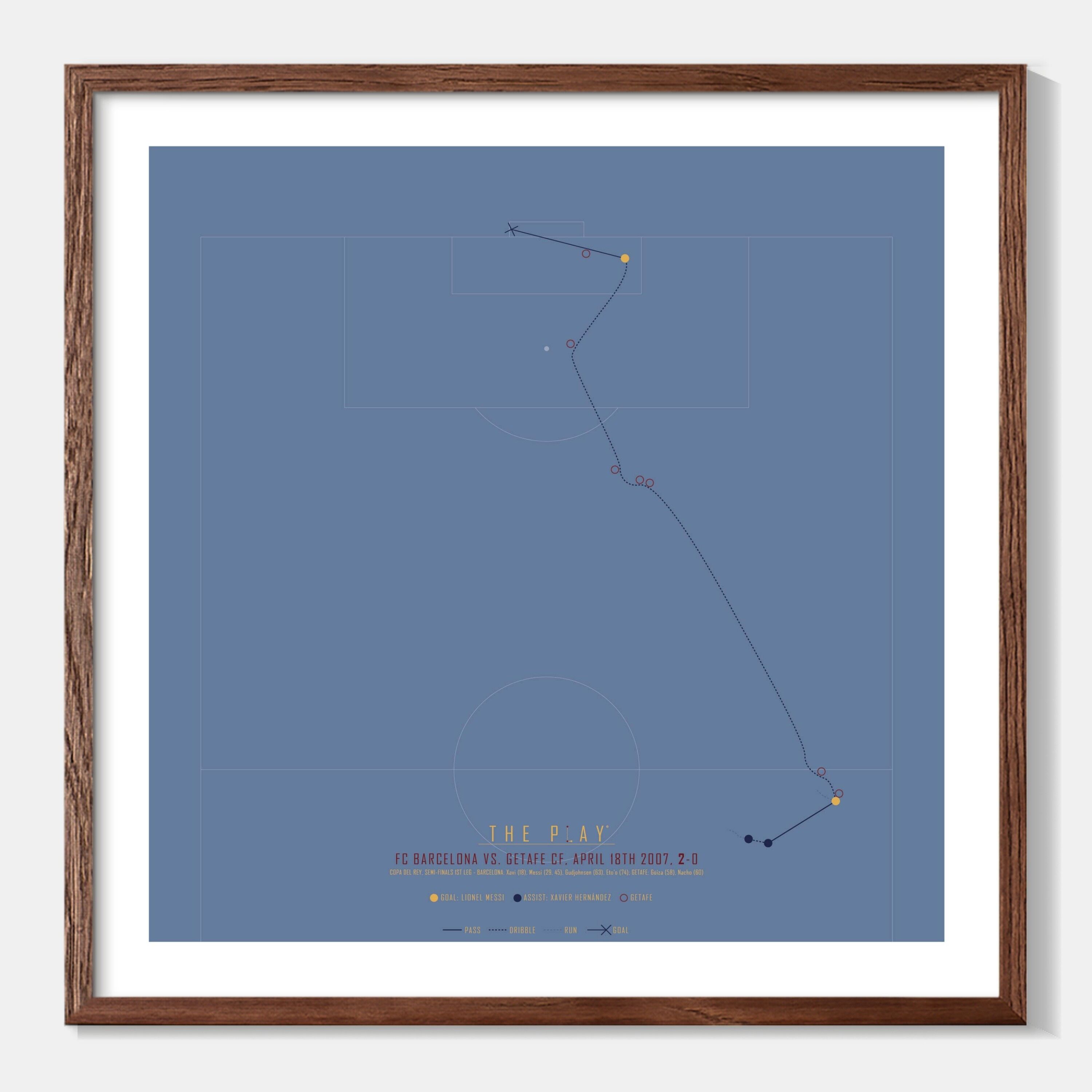 LIONEL MESSI - Barcelona 50 x 50 cm
