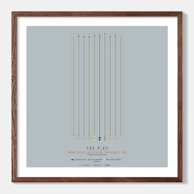 MICHAEL PHELPS - The Olympics 40 x 50 cm