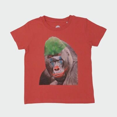 Camiseta Kids Gorila Roja 14-Dec