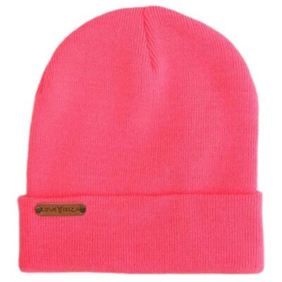 Gorro rosa fuerte