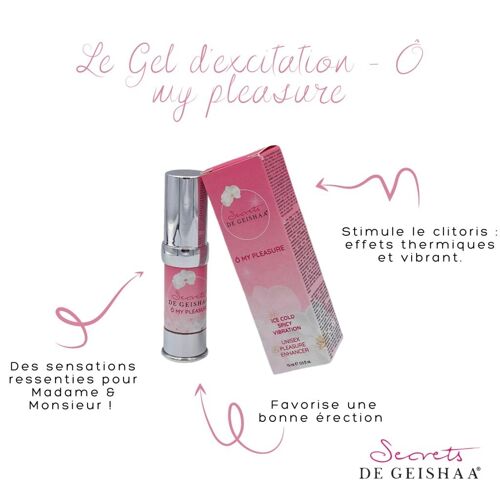 Gel trio d'excitation O mon plaisir