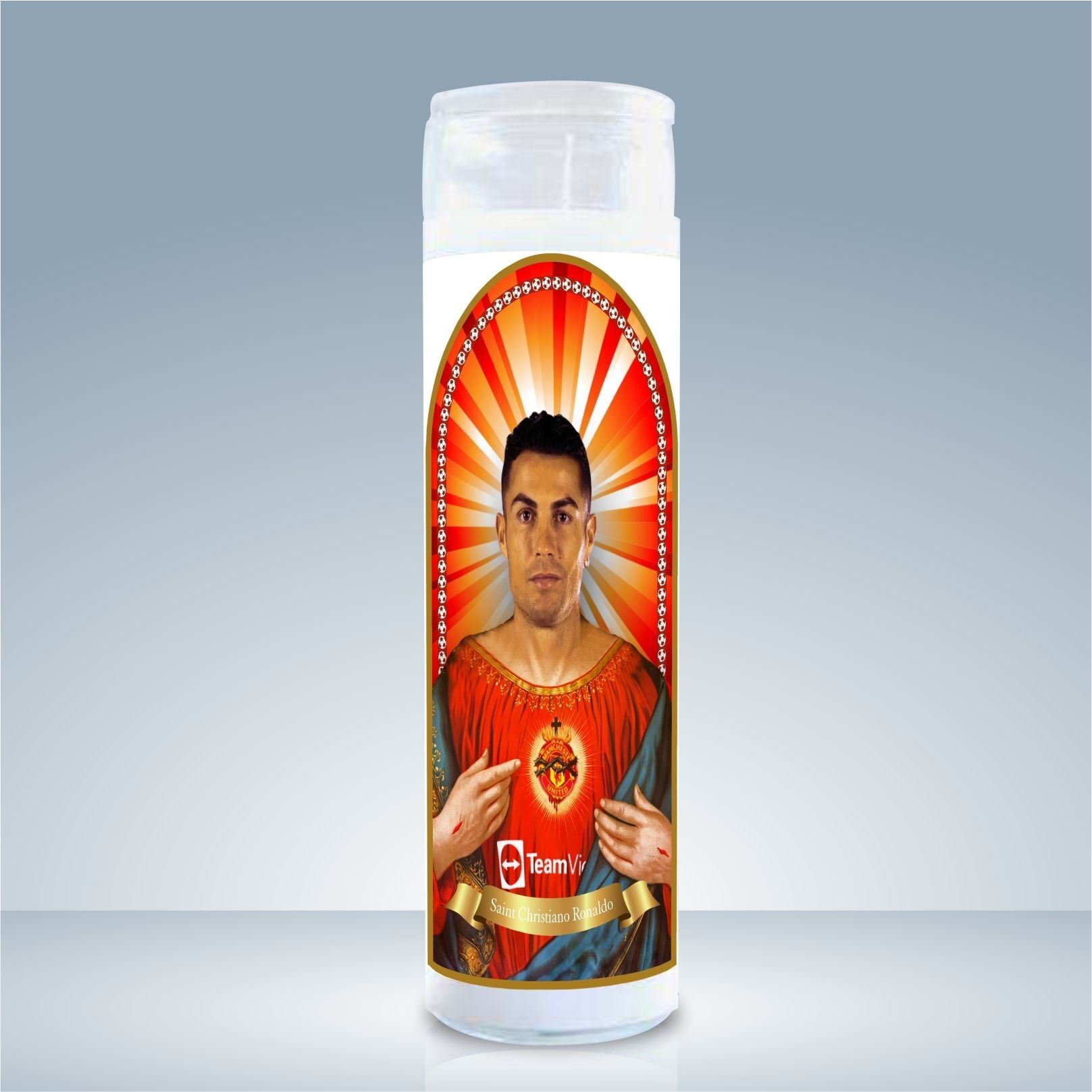 Regalo de vela de oración de celebridades de Cristiano Ronaldo Novedad