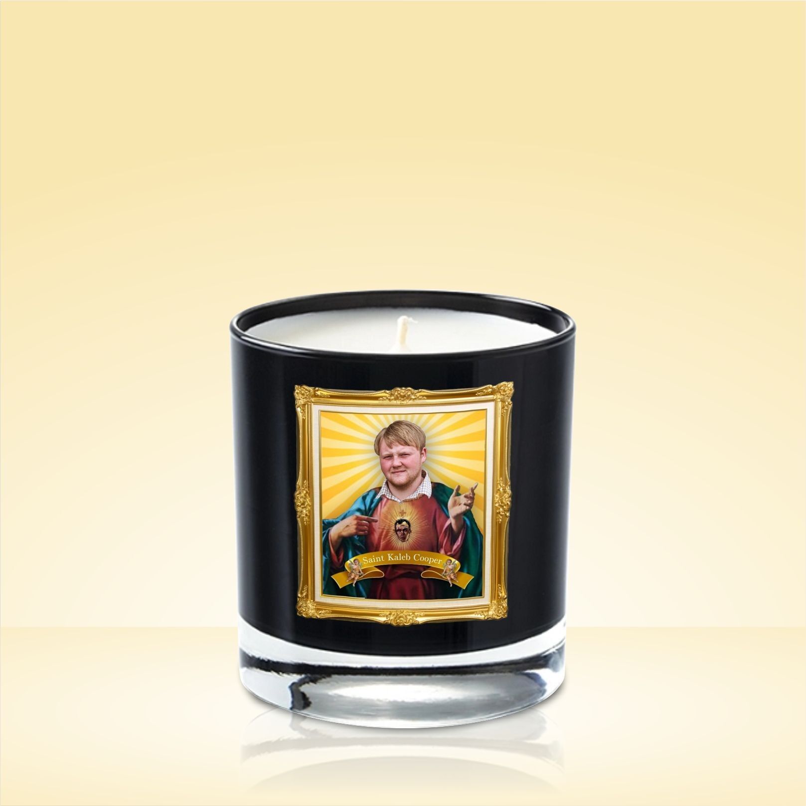 Novedad Vela de oración perfumada de celebridades. Kaleb Cooper