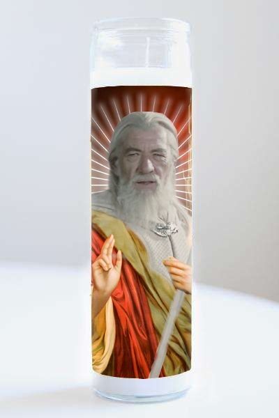 Vela de oración de celebridades Gandalf
