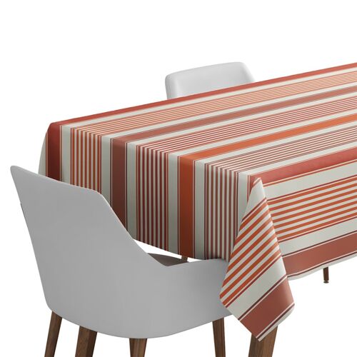 Nappe Enduite Orio Rouge Basque 160x160 cm