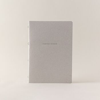 Carnet de notes A4 Omega Gris (Lisse) 1