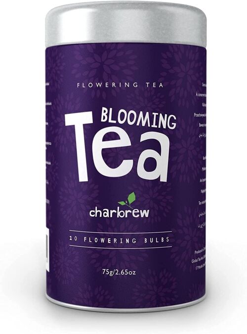 10 Flowering Tea Bulbs by Charbrew - Different Blooming Tea Flowers Individually Vacuum Sealed
