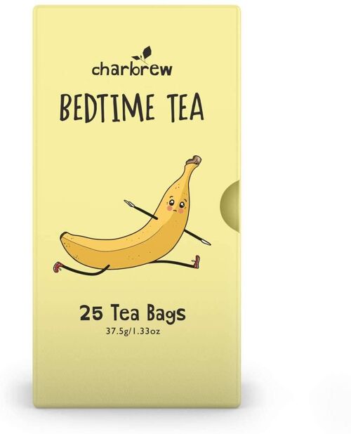 Decaffeinated Bedtime Tea by Charbrew - 100 Teabag's' Naturally decaffeinated for a Good Sleep