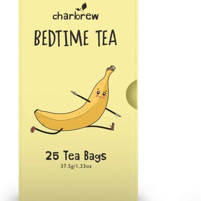 Thé au coucher décaféiné par Charbrew - 100 sachets de thé naturellement décaféinés pour un bon sommeil
