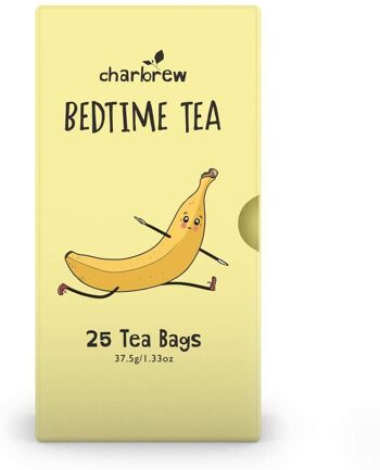 Thé au coucher décaféiné par Charbrew - 100 sachets de thé naturellement décaféinés pour un bon sommeil 1