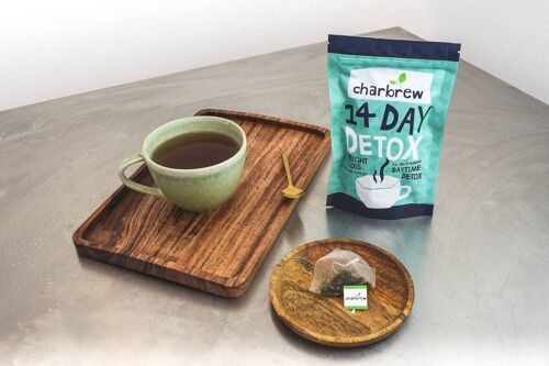 14 Daytime Detox Tea by Charbrew - 14 Daytime Teabag's (No Laxative Effect)