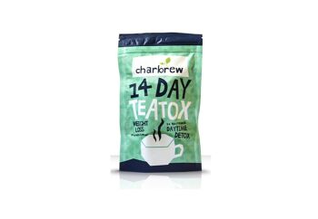 14 Daytime Detox Tea de Charbrew - 14 Daytime Teabag's (Sans effet laxatif) 2
