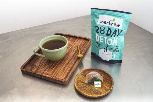 28 Daytime Detox Tea by Charbrew - 28 Daytime Teabag's (No Laxative Effect)