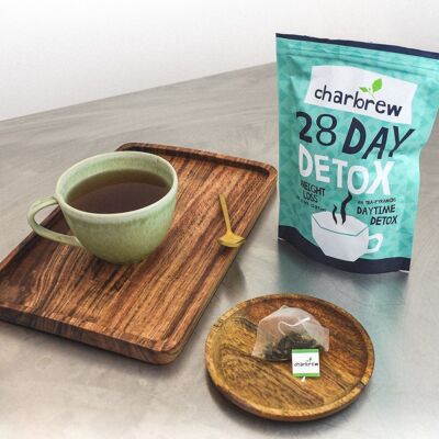 28 Daytime Detox Tea von Charbrew - 28 Daytime Teabag's (Keine abführende Wirkung)