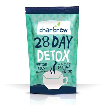 28 Daytime Detox Tea de Charbrew - 28 Daytime Teabag's (Sans effet laxatif) 2