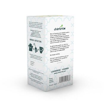 Thé à la camomille biologique par Charbrew - 20 sachets de thé emballés individuellement 4