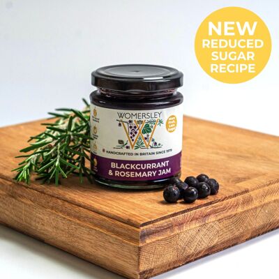 Gourmet Blackcurrant & Rosemary Jam. More Fruit, Less Sugar