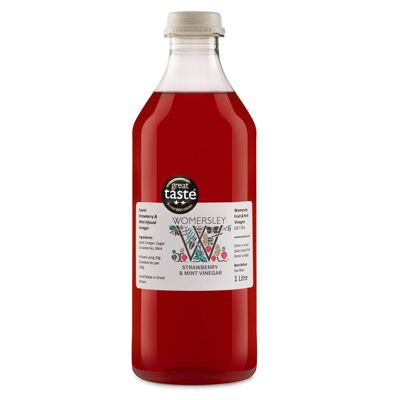Strawberry & Mint Vinegar - 1 litre