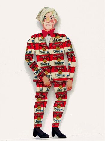Warhol a coupé et fabriqué une activité amusante et un cadeau pour Artist Puppet 2