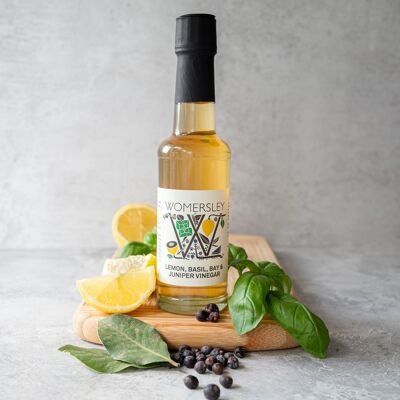 Lemon, Basil, Bay & Juniper Vinegar - 150ml