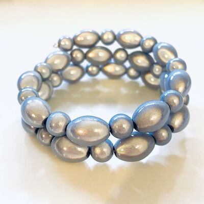 Betty Bracelet in Light Blue 7.5 cm (about circumference)