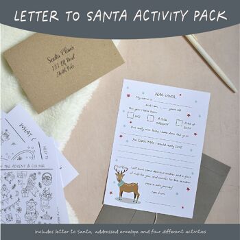 Pack d'activités Lettre au Père Noël 4
