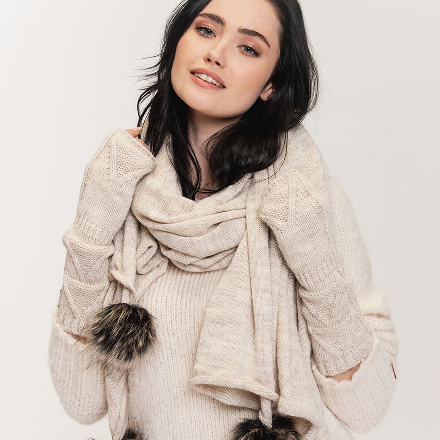 SCIALLE AL MIRTILLO BEIGE