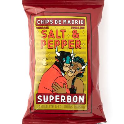 Chips Poivre & Sel 135g - Superbon