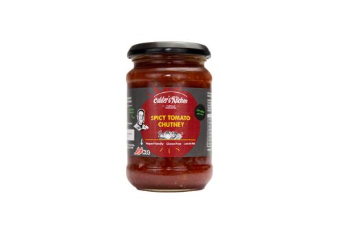 Sauce Condiment Spicy Tomato Chutney Vegan, Gluten Free Calder's Kitchen 285g Jar