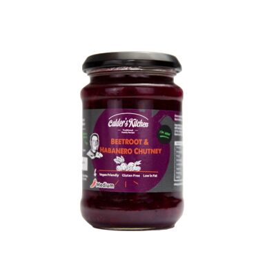Sauce Condiment Betterave & Habanero Chutney Vegan Sans Gluten Pot 285g