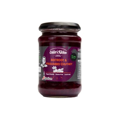 Sauce Condiment Beetroot & Habanero Chutney Vegan Gluten Free 285g Jar