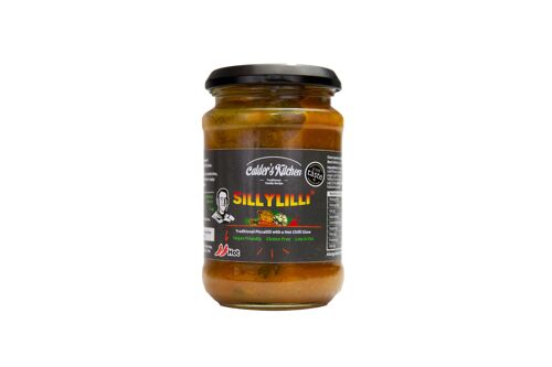 Sauce Sillylilli (Indian Spiced Hot Piccalilli) Vegan Gluten Free Calder's Kitchen 285g Jar